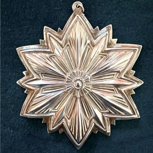 Gorham Sterling 1993 Christmas snowflake ornament